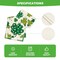Watercolor Shamrock St. Patrick's Day Table Runner, Seasonal Spring Holiday Kitchen Dining Table Decoration for Indoor Outdoor Home Party Decor 13 x 72 Inch